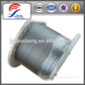 2mm Zinc-coated wire rope in steel core